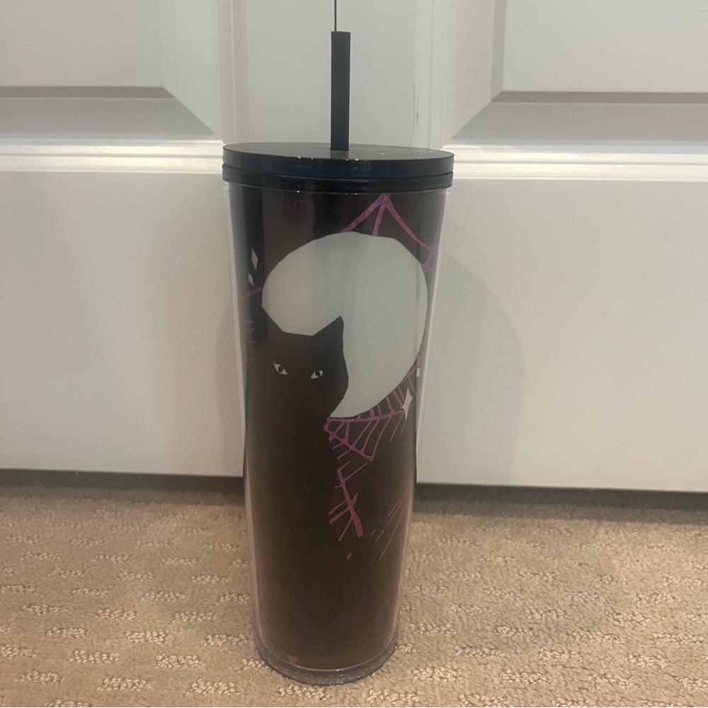 Halloween Cat Starbucks Cup